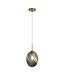 Searchlight Design Pendelleuchte Whirl 1L - Gold/Rauchglas