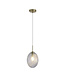 Searchlight Design Pendelleuchte Whirl 1L - Gold/Klar