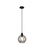 Searchlight Design Pendelleuchte Radiance 1L - Schwarz/Rauchglas