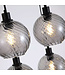 Searchlight Design Pendelleuchte Radiance 6L - Schwarz/Rauchglas
