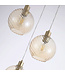 Searchlight Design Pendelleuchte Radiance 3L Rund - Gold/Champagner