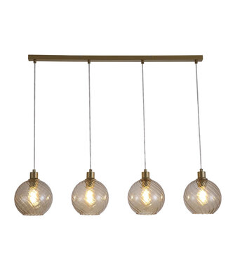 Searchlight Pendelleuchte Radiance 4L - Gold/Champagner
