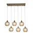 Searchlight Design Pendelleuchte Radiance 6L - Gold/Champagner