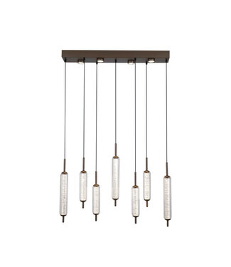 Searchlight Pendelleuchte Cattail 11L - Latte/Klar