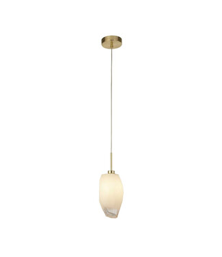 Searchlight Pendelleuchte Rocky 1L - Gold/Klar