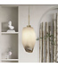 Searchlight Luxuriöse Pendelleuchte Rocky 1L - Gold/Klar