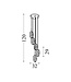 Searchlight Luxuriöse Pendelleuchte Rocky 5L Rund - Gold/Rauchglas