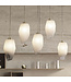 Searchlight Luxuriöse Pendelleuchte Rocky 5L - Gold/Rauchglas