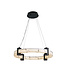 Searchlight Moderne LED Pendelleuchte Moonbeam 1L - Schwarz/Marmor