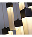 Searchlight Luxuriöse LED Pendelleuchte Moonbeam 13L - Schwarz/Marmor