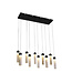Searchlight Moderne LED Pendelleuchte Moonbeam 10L - Schwarz/Marmor