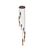 Searchlight Elegante Pendelleuchte Sweden II 8L Vide - Bernstein/Mokka
