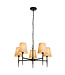 Searchlight Rustikale Pendelleuchte Gothic 5L - Schwarz