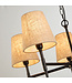 Searchlight Rustikale Pendelleuchte Gothic 5L - Schwarz