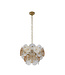 Searchlight Elegante Pendelleuchte Wagon Wheel 5L - Bronze/Bernstein