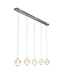 Searchlight Elegante LED-Pendelleuchte Allure 5L - Chrom
