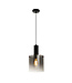 Searchlight Elegante Pendelleuchte Sweden 1L - Schwarz/Rauchglas
