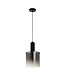 Searchlight Elegante Pendelleuchte Sweden 1L - Schwarz/Rauchglas