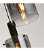 Searchlight Elegante Pendelleuchte Sweden 3L Vide - Schwarz/Rauchglas