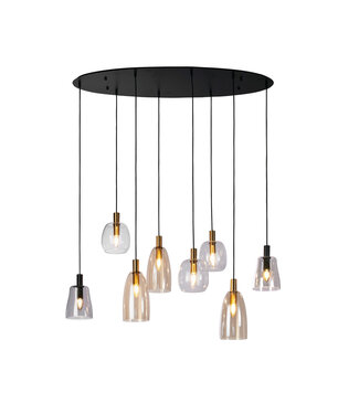 Searchlight Pendelleuchte Divine 8L - Mehrfarbig