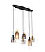 Searchlight Elegante Pendelleuchte Divine 6L - Mehrfarbig