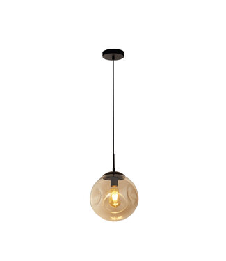 Searchlight Pendelleuchte Punch 1L - Schwarz/Champagner