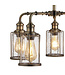 Searchlight Industrielle Pendelleuchte Pipes 5L - Antikmessing