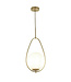 Searchlight Design-Pendelleuchte Avalon - Gold/Opalweiß