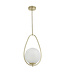 Searchlight Design-Pendelleuchte Avalon - Gold/Opalweiß
