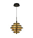 Searchlight Moderne LED Pendelleuchte Hive 5L - Schwarz/Gold