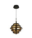 Searchlight Moderne LED Pendelleuchte Hive 5L - Schwarz/Gold