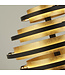 Searchlight Moderne LED Pendelleuchte Hive 5L - Schwarz/Gold