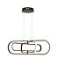 Searchlight Moderne LED-Pendelleuchte Clip - Schwarz