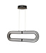 Searchlight Moderne LED-Pendelleuchte Clip - Schwarz