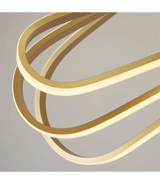 Searchlight Moderne LED-Pendelleuchte Clip - Gold
