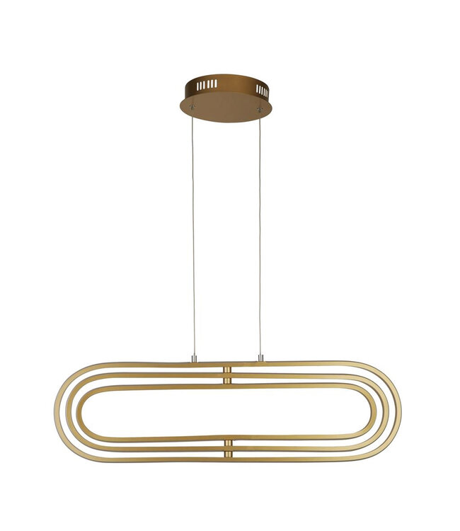 Searchlight Moderne LED-Pendelleuchte Clip - Gold