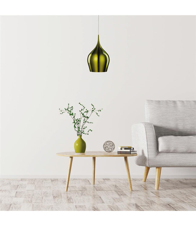 Searchlight Design-Pendelleuchte Vibrant 26cm - Grün