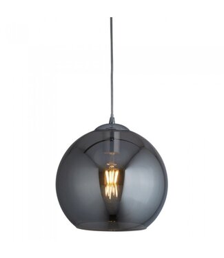 Searchlight Pendelleuchte Balls 30cm - Chrom/Rauchglas