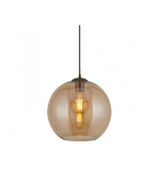 Searchlight Pendelleuchte Balls 25cm - Bronze/Bernstein