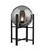 Searchlight Elegante Glas-Pendelleuchte Amsterdam - Schwarz/Rauchglas