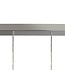 Searchlight Moderne LED-Pendelleuchte Cyclone 4L - Chrom/Rauchglas