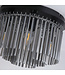Searchlight Design-Deckenleuchte Swizzle - Schwarz/Rauchglas