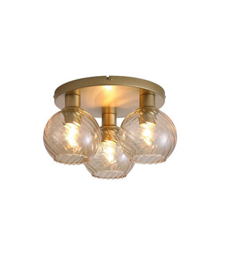 Searchlight Deckenleuchte Radiance 3L - Gold/Champagner
