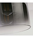 Searchlight Moderne Deckenleuchte Sweden 1L - Schwarz/Rauchglas
