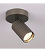 Lighting Collection Industrieller 1-flammiger Deckenstrahler Anna - Bronze