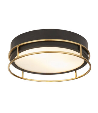 Searchlight Deckenleuchte Phoenix Ø30cm - Schwarz/Gold