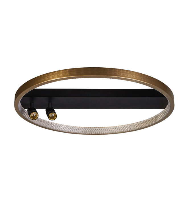 Searchlight Moderne LED-Deckenleuchte Grace - Schwarz/Gold