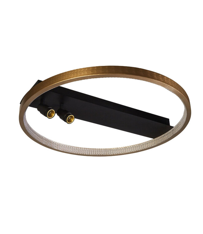 Searchlight Moderne LED-Deckenleuchte Grace - Schwarz/Gold