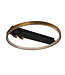 Searchlight Moderne LED-Deckenleuchte Grace - Schwarz/Gold
