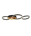 Searchlight Moderne LED-Deckenleuchte Curio - Schwarz/Holz